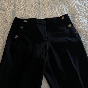 Loft size 10 Black sailor style pants